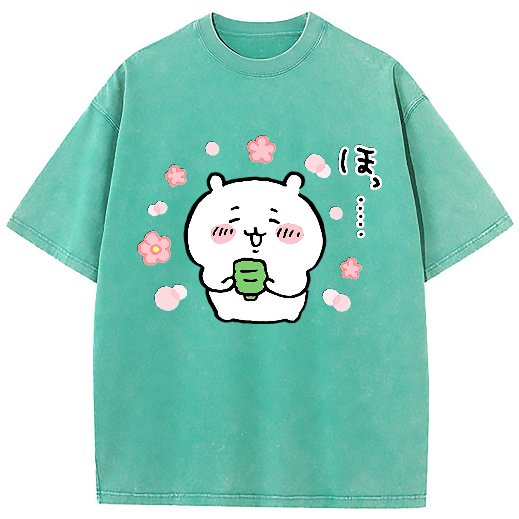 （画像用） ちいかわ ちいかわ Chii-kawa chiikawa 綿100% ヴィンテージ風 半袖Tシャツ（フロントプリント）